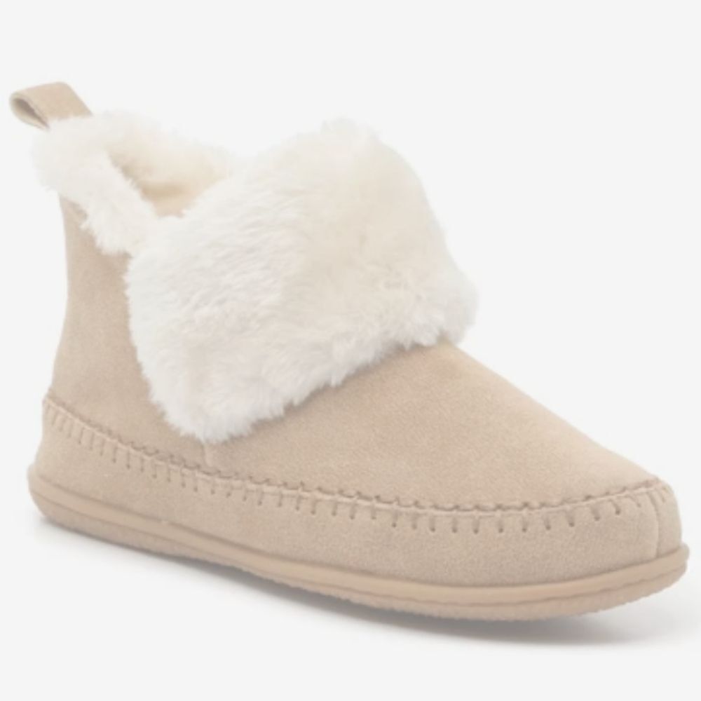 Minnetonka Women's Suede Joanne Bootie Slipper Sz 10